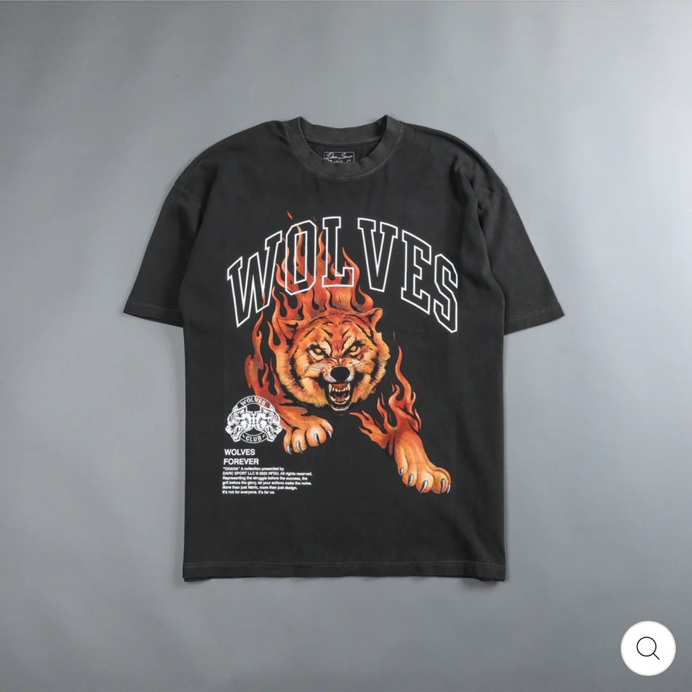 DARC SPORT BLAZE "PREMIUM VINTAGE" OVERSIZED TEE IN PIGMENT WOLF GRAY